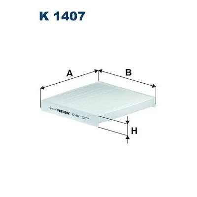 Polen Filtresi  Hyundai Kona / Kona Elektrik (OS)(2017->)  FILTRON K 1407