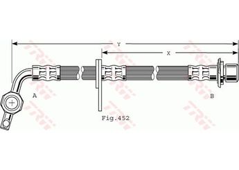 Fren Hortumu Ön Sağ OSSCA BRSFH14009  9094702A26