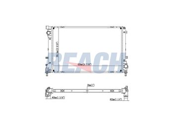 Su Radyatörü  ORİS BHY046D16  51819061 51835027 51897491 51934451