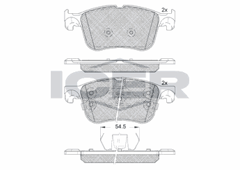 Fren Disk Balata Ön VALEO 670199  2209149 2210416 2382272 2454601 2580321 KTJX612K021AEA KTJX61-2K021-AEA KTJX612K021AEB KTJX61-2K021-AEB KTJX612K021AEC KTJX61-2K021-AEC KTJX612K021AED KTJX61-2K021-AED KTJX612K021CEB KTJX61-2K021-CEB