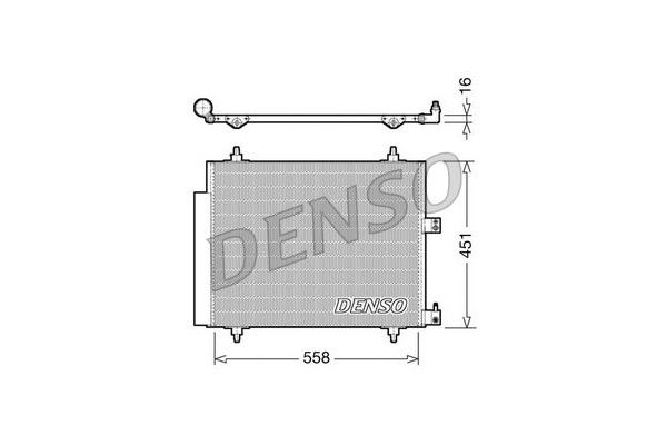 Klima Radyatörü  DENSO DCN21005