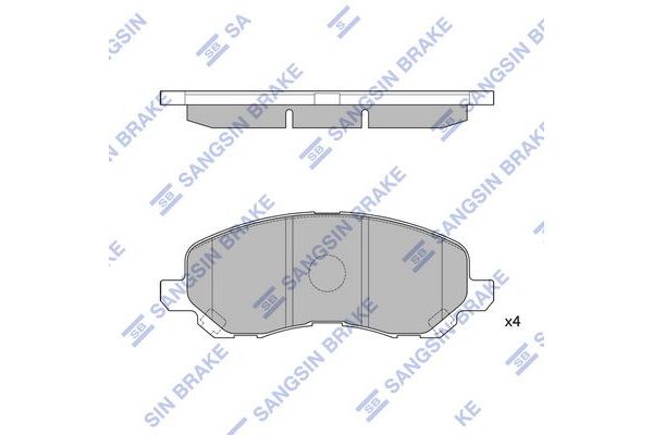 Fren Disk Balata Ön Mitsubishi Lancer Sedan (CY0)(2007->)  SANGSIN SP1360