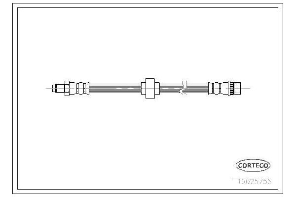 Fren Hortumu Ön Sağ veya Sol Renault Safrane (B54)(09.1996->)  MAHER 13778