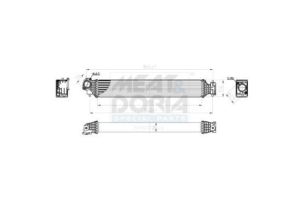 Turbo Radyatörü  Honda Civic Sedan (FC)(10.2016->11.2021)  ORİS IHN050064