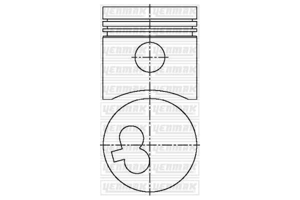 Piston (92.00MM-STD)  YENMAK 31-03532-000