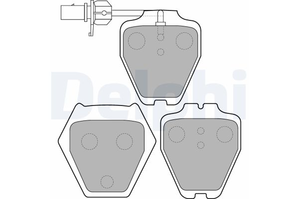 Fren Disk Balata Ön Audi S6 Sedan (4B4)(06.2001->)  DELPHI LP1703