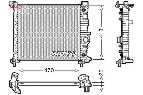 Su Radyatörü  DENSO DRM20116