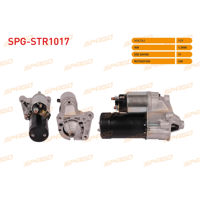 Marş Dinamosu  Renault Scenic (JA...)(03.1999->)  SPAGO STR1017