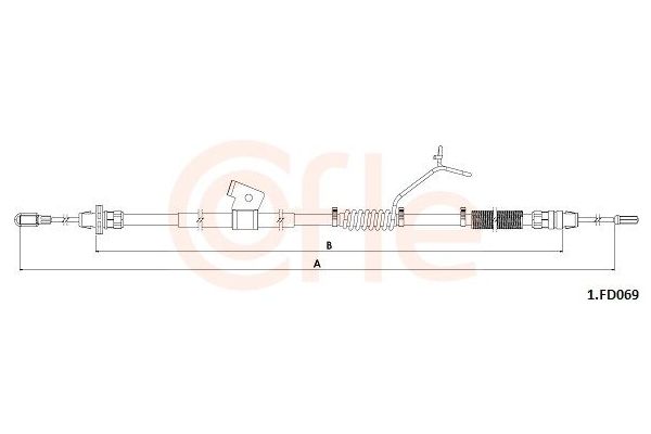 El Fren Teli Arka Sol FORD ORJINAL MK212A809EA