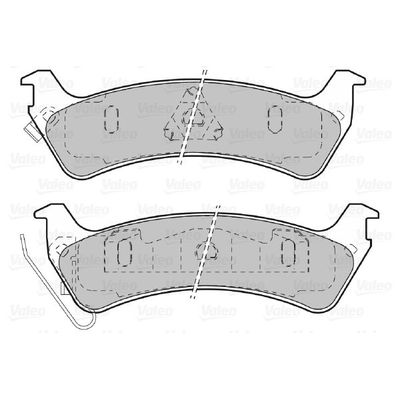 Fren Disk Balata Arka Jeep Grand Cherokee (ZJ/Z)(1993->)  VALEO 598509