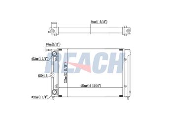 Su Radyatörü  RADISEN RR 65163  171121253CF 171121253CJ