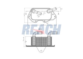 Motor Yağ Soğutucu  BROM VW5018  6E117021G 6E117021L 06E117021G 06E117021L