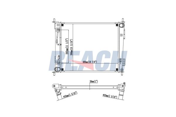 Su Radyatörü  AXAM 07-02-05-4055