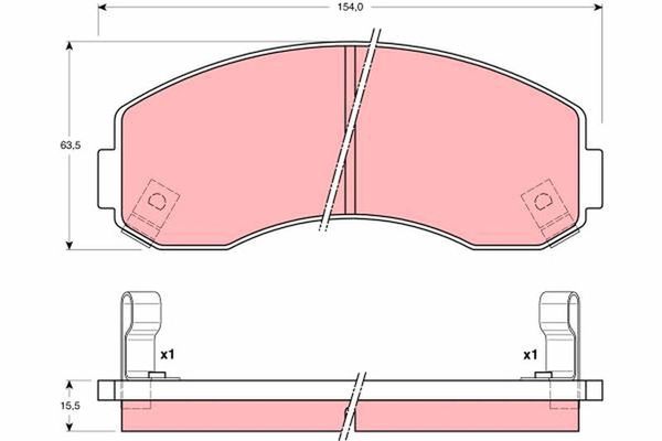 Fren Disk Balata Ön FERBE 23700