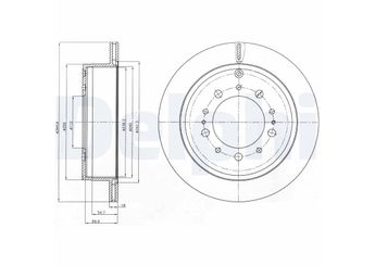 Fren Disk Ayna Arka Sağ ve Sol DELPHI BG4275  424310C010 424310C011 4243160290 42431-60290