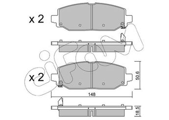 Fren Disk Balata Arka CIFAM 822-1335-0  68386838AA 068386838AA K068386838AA