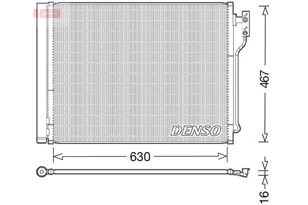 Klima Radyatörü  DENSO DCN05031