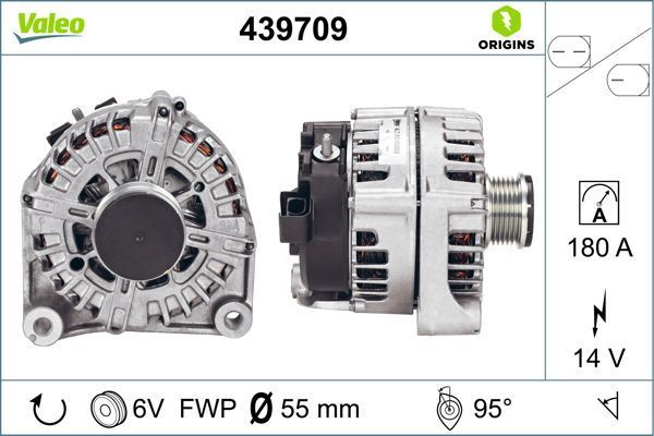 Alternatör  VALEO 439709