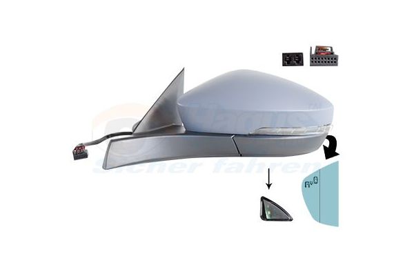 Dikiz Aynası Dış Sol Volkswagen T-Cross (C11)(12.2018->2023)  MAHER 31584