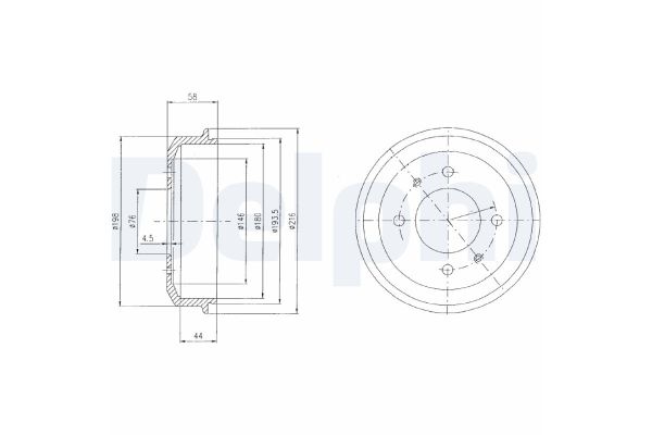 Kampana Arka Sağ veya Sol DELPHI BF435