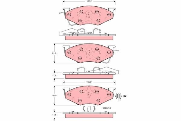 Fren Disk Balata Ön FTE 9002235