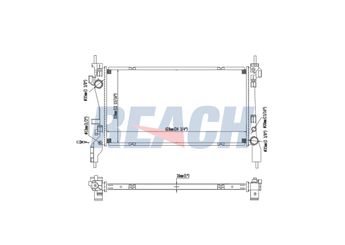 Su Radyatörü  ORİS MFI033023  1330Y1 1330Y4 51780659 51780666 1330T9