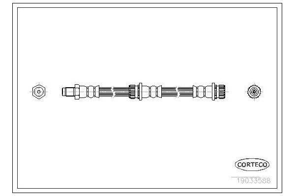 Fren Hortumu Arka Sağ veya Sol Mitsubishi Colt CZ3 Lim. 5-trg. (Z30A)(04.2004->)  FROW 555.1112.025