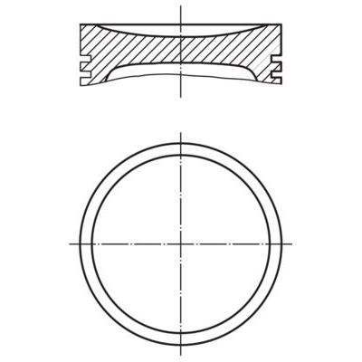 Piston (70.00MM-STD)  MAHLE 008 91 00