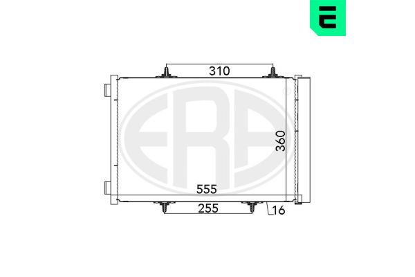 Klima Radyatörü  Opel Crossland X (2017->) / Crossland (2021->)  ERA 667025