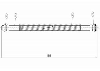 Fren Hortumu Ön Sağ veya Sol CAVO C800 447A  480662