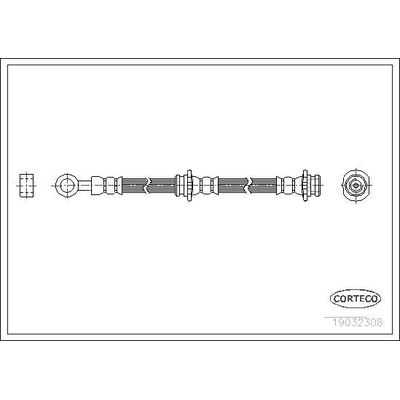 Fren Hortumu Arka Sağ veya Sol CAVO C800 747A