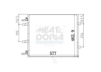 Klima Radyatörü  ORİS CRN646016  8200895918 4419021 93862283 093862283