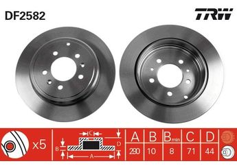 Fren Disk Ayna Arka Sağ ve Sol PSA ORJINAL 4246.K9  4246K9 4246N1 4246F1 4246H5 4246 F1 4246 H5 4246 K9 4246 N1