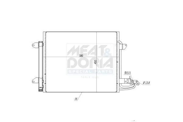 Klima Radyatörü  VEKA 43-4400