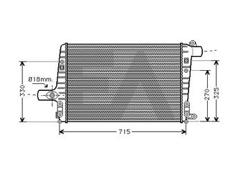 Turbo Radyatörü  ORİS 2007-4835  8ML376776 4B0145805A 7103102 0710.3102 8ML376776041 8ML 376 776-041 8ML376776044 8ML 376 776-044 96706 96744