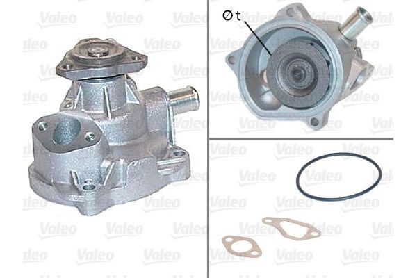 Devirdaim Su Pompası  Volkswagen Typ 2 T3 Transporter Kamyonet Çift Kabin (01.1979->2012)  VALEO 506428
