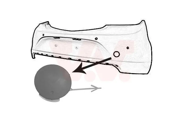 Tampon Çeki Demir Kapağı Arka EUROBUMP OPL07IN024Y