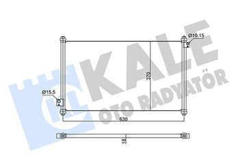 Klima Radyatörü  KALE 350595  80100S84A00