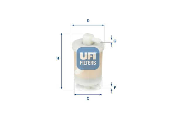 Yakıt Filtresi  UFI 31.017.01