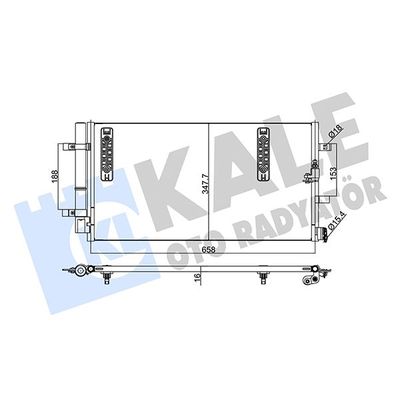 Klima Radyatörü  Audi S4 Sedan (8K2)(03.2009->)  KALE 375800