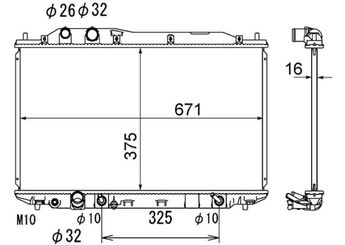Su Radyatörü  MAHLE CR 1894 000S  19010RRH901