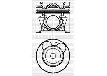Piston (75.50MM-0.50)  SONNE 265KR00801  87-71128-050