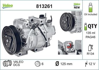 Klima Kompresörü  VALEO 813261  92600JG30A 92600-JG30A 92600JG30B 92600-JG30B