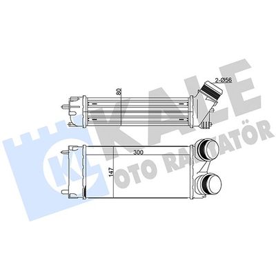 Turbo Radyatörü  Citroen C4 5 Kapı (08.2010->)  KALE 344200