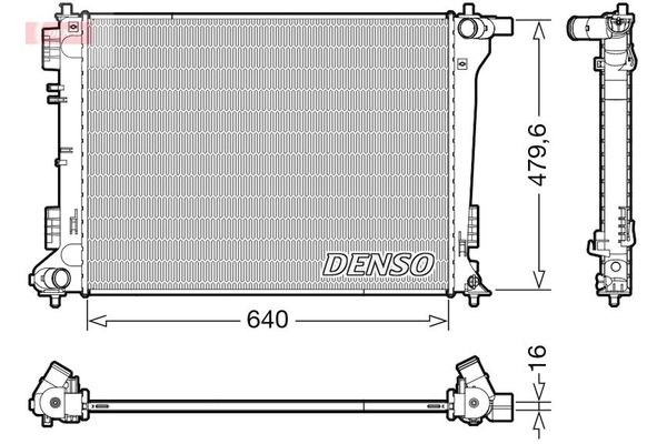 Su Radyatörü  DENSO DRM41019
