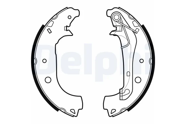 Fren Pabuçlu Balata Arka DELPHI LS2157
