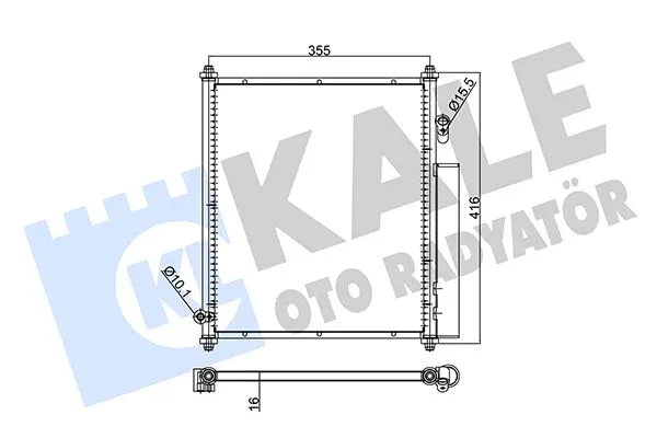 Klima Radyatörü  KALE 391900