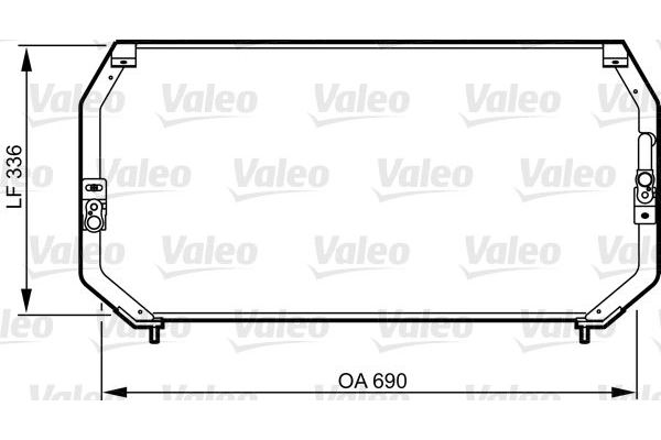 Klima Radyatörü  Toyota Carina (T19)(1992->)  VALEO 814246