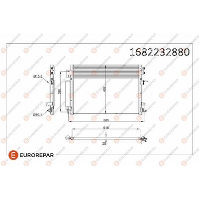 Klima Radyatörü  Lancia Thema (405)(2011->)  EUROREPAR 1682232880