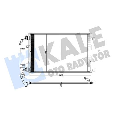 Klima Radyatörü  Nissan Qashqai (J10)(01.2007->)  KALE 345265